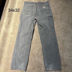 Carhartt Gray Men's Pants, 34x32